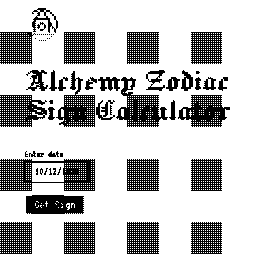 Alchemy Sign Calculator